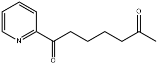 1-(2-PYRIDYL)HEPTAN-1,6-DIONE 结构式