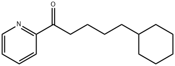 5-环己基-1-(吡啶-2-基)戊-1-酮 结构式
