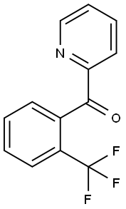 吡啶-2-基(2-(三氟甲基)苯基)甲酮 结构式