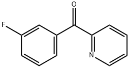 2-(3-氟苯甲酰基)吡啶 结构式