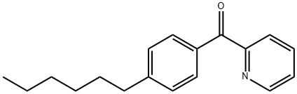 2-(4-HEXYLBENZOYL)PYRIDINE 结构式