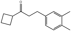 CYCLOBUTYL 2-(3,4-DIMETHYLPHENYL)ETHYL KETONE 结构式