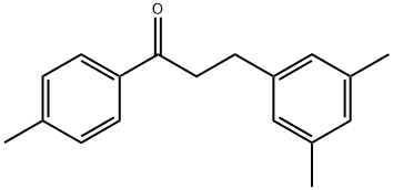 3-(3,5-DIMETHYLPHENYL)-4'-METHYLPROPIOPHENONE 结构式