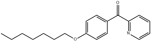 2-(4-HEPTYLOXYBENZOYL)PYRIDINE 结构式