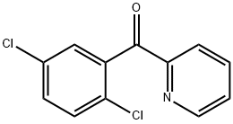 (2,5-二氯苯基)(吡啶-2-基)甲酮 结构式