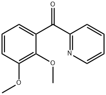 2-(2,3-DIMETHOXYBENZOYL)PYRIDINE 结构式