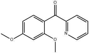 2-(2,4-DIMETHOXYBENZOYL)PYRIDINE 结构式