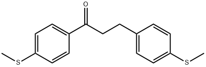 4'-THIOMETHYL-3-(4-THIOMETHYLPHENYL)PROPIOPHENONE 结构式