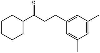 CYCLOHEXYL 2-(3,5-DIMETHYLPHENYL)ETHYL KETONE 结构式