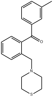 3'-METHYL-2-THIOMORPHOLINOMETHYL BENZOPHENONE 结构式