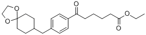 ethyl6-[4-[8-(1,4-dioxa-8-azaspiro[4.5]decyl)methyl]phenyl]-6-oxohexanoate