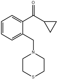 CYCLOPROPYL 2-(THIOMORPHOLINOMETHYL)PHENYL KETONE