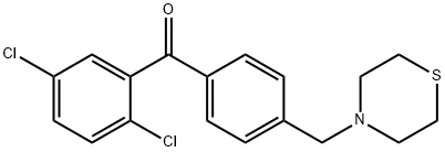 2,5-DICHLORO-4'-THIOMORPHOLINOMETHYL BENZOPHENONE