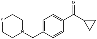 CYCLOPROPYL 4-(THIOMORPHOLINOMETHYL)PHENYL KETONE