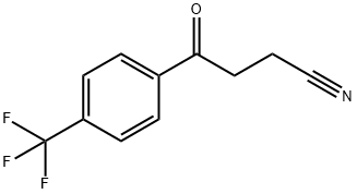 4-氧代-4-(4-(三氟甲基)苯基)丁腈 结构式