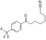 8-OXO-8-(4-TRIFLUOROMETHYLPHENYL)OCTANENITRILE 结构式