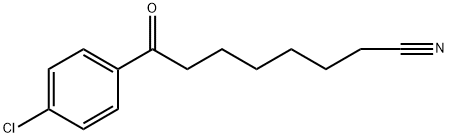 8-(4-氯苯基)-8-氧代辛腈 结构式