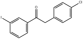 2-(4-氯苯基)-1-(3-碘苯基)乙-1-酮 结构式