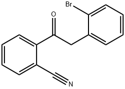 2-(2-BROMOPHENYL)-2'-CYANOACETOPHENONE 结构式