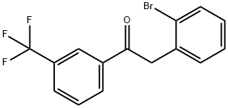 2-(2-BROMOPHENYL)-3'-TRIFLUOROMETHYLACETOPHENONE 结构式