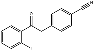 2-(4-CYANOPHENYL)-2'-IODOACETOPHENONE 结构式