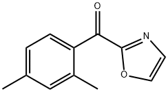 2-(2,4-DIMETHYLBENZOYL)OXAZOLE 结构式