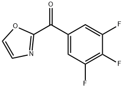 2-(3,4,5-TRIFLUOROBENZOYL)OXAZOLE 结构式