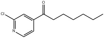 2-CHLORO-4-HEPTANOYLPYRIDINE 结构式