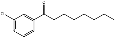 2-CHLORO-4-OCTANOYLPYRIDINE 结构式
