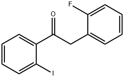 2-(2-氟苯基)-1-(2-碘苯基)乙-1-酮 结构式