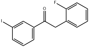 2-(2-氟苯基)-1-(3-碘苯基)乙-1-酮 结构式