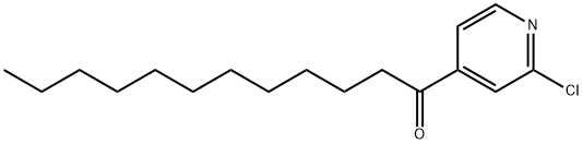 1-(2-氯吡啶-4-基)十二-1-酮 结构式