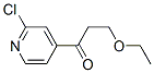 2-CHLORO-4-(3-ETHOXYPROPIONYL)PYRIDINE 结构式