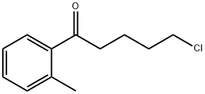 5-CHLORO-1-(2-METHYLPHENYL)-1-OXOPENTANE 结构式