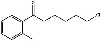 6-CHLORO-1-(2-METHYLPHENYL)-1-OXOHEXANE 结构式