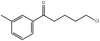 5-CHLORO-1-(3-METHYLPHENYL)-1-OXOPENTANE 结构式
