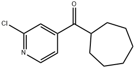 (2-CHLORO-PYRIDIN-4-YL)-CYCLOHEPTYL-METHANONE 结构式