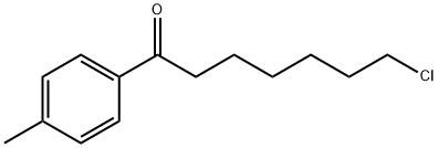 7-氯-1-(对甲苯基)庚-1-酮 结构式