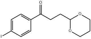 3-(1,3-DIOXAN-2-YL)-4'-IODOPROPIOPHENONE 结构式