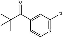 1-(2-氯吡啶-4-基)-2,2-二甲基丙-1-酮 结构式