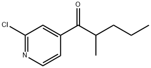 1-(2-CHLORO-PYRIDIN-4-YL)-2-METHYL-PENTAN-1-ONE 结构式