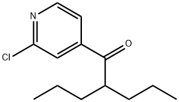 1-(2-CHLORO-PYRIDIN-4-YL)-2-PROPYL-PENTAN-1-ONE 结构式