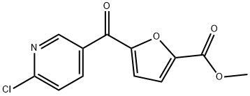 5-(6-氯烟酰基)呋喃-2-羧酸甲酯 结构式