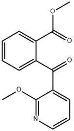 METHYL 2-(2-METHOXYNICOTINOYL)BENZOATE 结构式