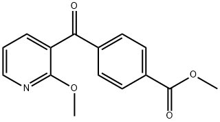 METHYL 4-(2-METHOXYNICOTINOYL)BENZOATE 结构式