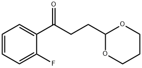 3-(1,3-DIOXAN-2-YL)-2'-FLUOROPROPIOPHENONE 结构式