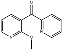 (2-甲氧基吡啶-3-基)(吡啶-2-基)甲酮 结构式