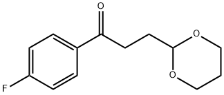 3-(1,3-DIOXAN-2-YL)-4'-FLUOROPROPIOPHENONE 结构式