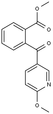 METHYL 2-(6-METHOXYNICOTINOYL)BENZOATE 结构式