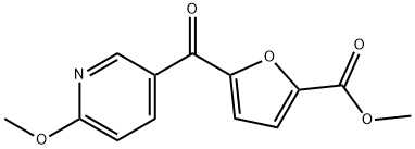 METHYL 5-(6-METHOXYNICOTINOYL)-2-FURANOATE 结构式